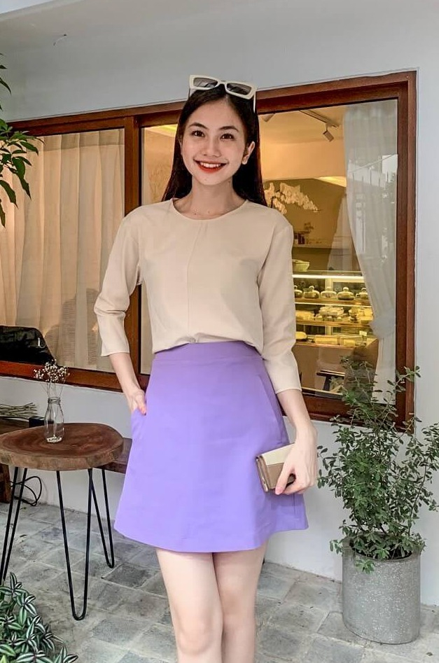 Khám phá với hơn 76 chân váy tím pastel không thể bỏ qua  trieuson5